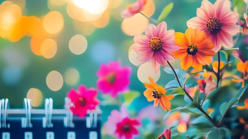 Selective focus photograph displays flowering plant specimens with blurred background elements.