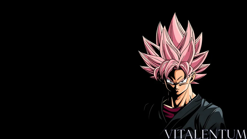 Starlit warrior sharpens silence with neon rose fury