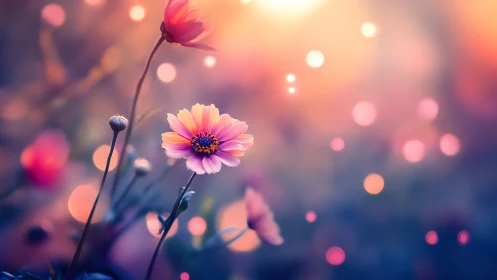 Dancing Daisy Dreams: Where Bokeh Whispers Meet Bloom.