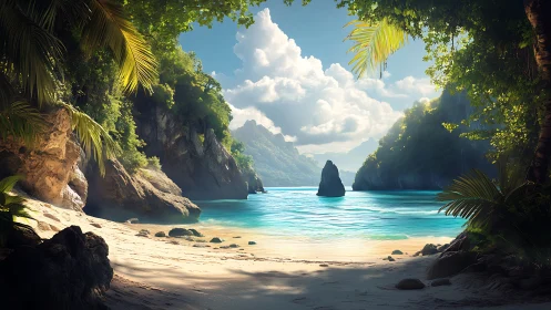 Emerald Lagoon Cathedral: Where Limestone Dreams Meet Turquoise Waters.