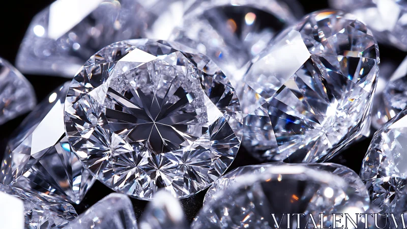 Glitterstorm of cut diamonds frozen in electric starlight.