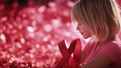 Hope in Pink: A Moment of Quiet Reflection.