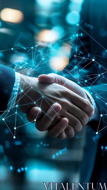 Digital Network Handshake: Bilateral Connection Protocol Visualization