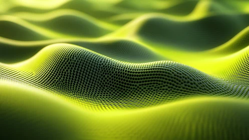 Neon Data Dunes ripple across a glowing pixelated horizon.