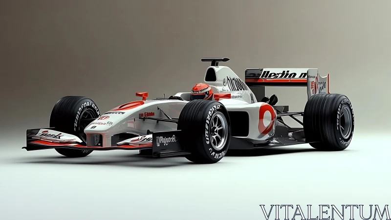 Wind tunnel optimized single seater race car visualization.