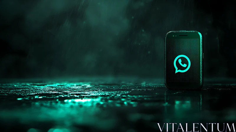 WhatsApp Glows with Purpose in the Digital Rain