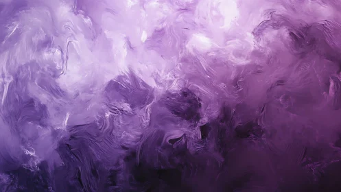 Purple abstract cloudlike texture shows swirling fluid forms