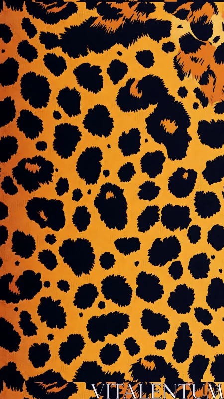 Graphic leopard print pattern with bold organic spot geometry.