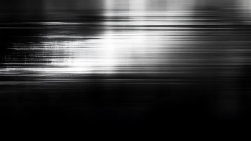 Monochrome linear abstraction with high-contrast motion blur.