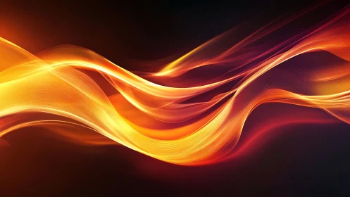 Luminous Wave Forms in Motion.