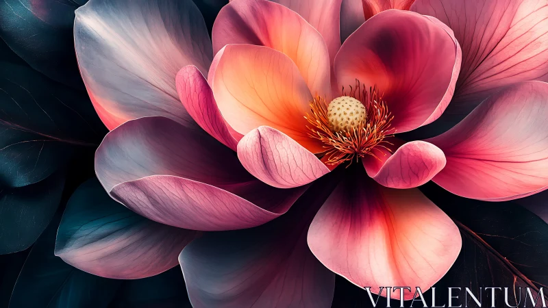 Luminescent Lotus Dreams Unfold in Twilight Brilliance.