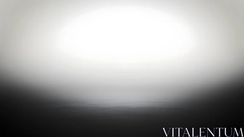 Horizon of Fogged Light over a Quiet Monochrome Floor.