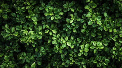 Lush green foliage fills a dense, vibrant natural backdrop.