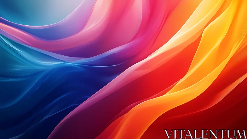 Silken rivers of color weaving dusk into sunrise light.