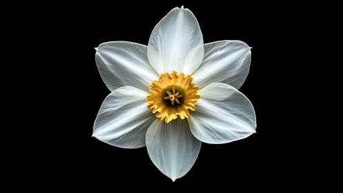 Daffodil's Golden Heart: Spring's Luminous Bloom.