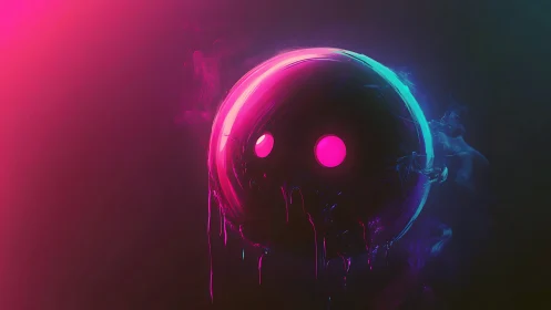 Neon void sprite dripping into a cosmic synth night.