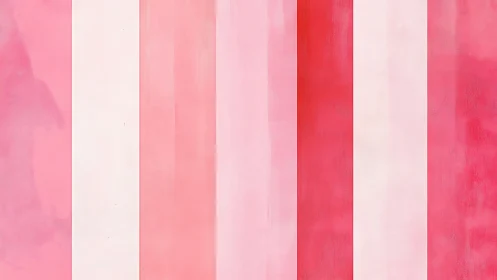 Vertical pink stripes with tonal variation on flat surface.