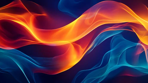 Abstract Fluid Waves with Warm-Cool Gradient