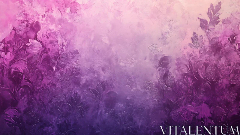 Textured purple floral abstract background gradient artwork.