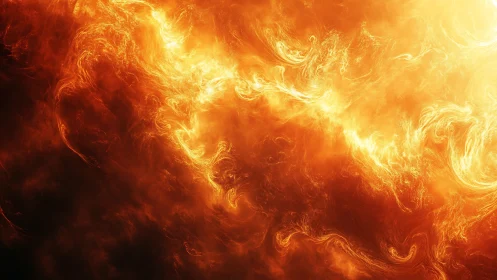 Turbulent Plasma Flow with Incandescent Swirls Demonstrating High-Temperature Fluid Dynamics