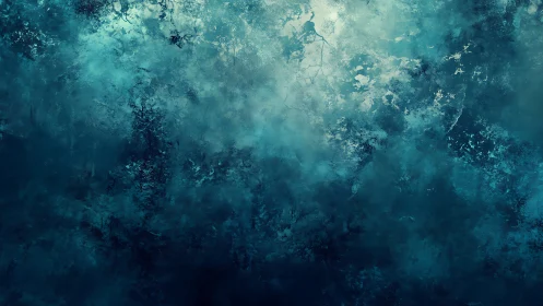 Teal and blue textured abstract background with depth.