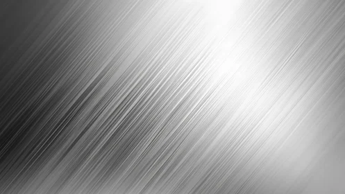 Brushed Metal Texture with Diagonal Lines in Abstract Style.