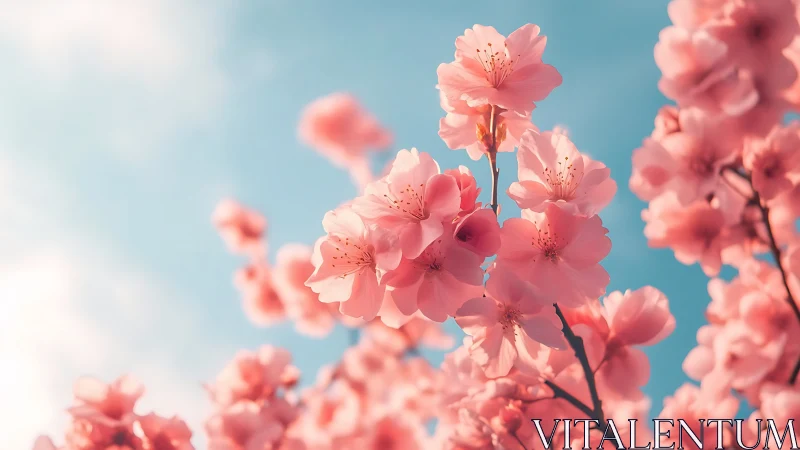 Coral Blooms Dance Against Cerulean Skies