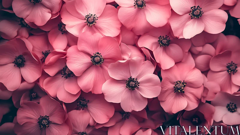 Blushing cosmos: petals drift through cotton candy dreams.