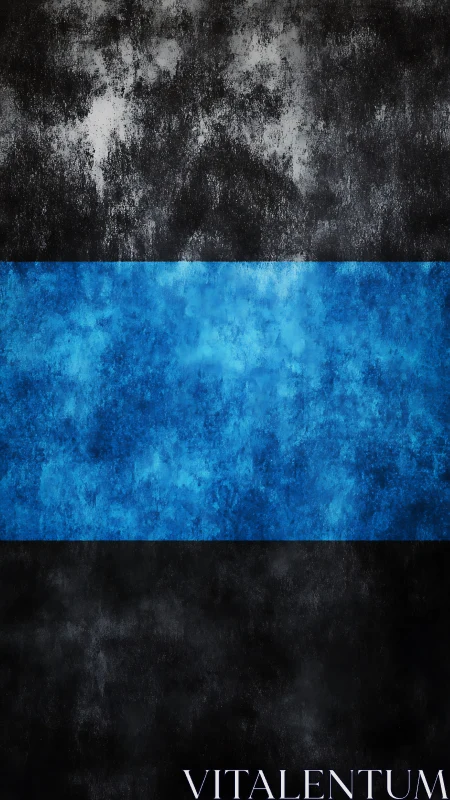 Textured tricolor flag abstraction with grunge banding structure.