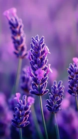 Purple Dreams Dance Between Soft Lavender Blooms
