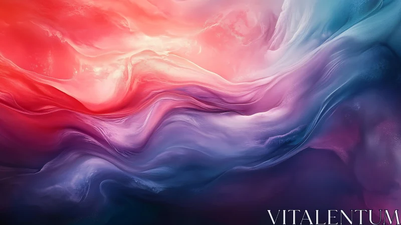 Dreamy swirling colors drift like soft waves of glowing light