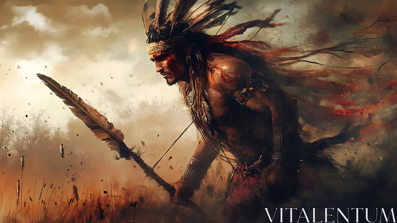 Warrior in the burning wind, racing through painted skies.