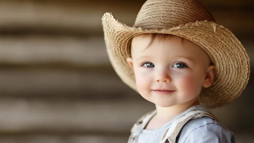 Sweet Moments Under the Straw Hat.