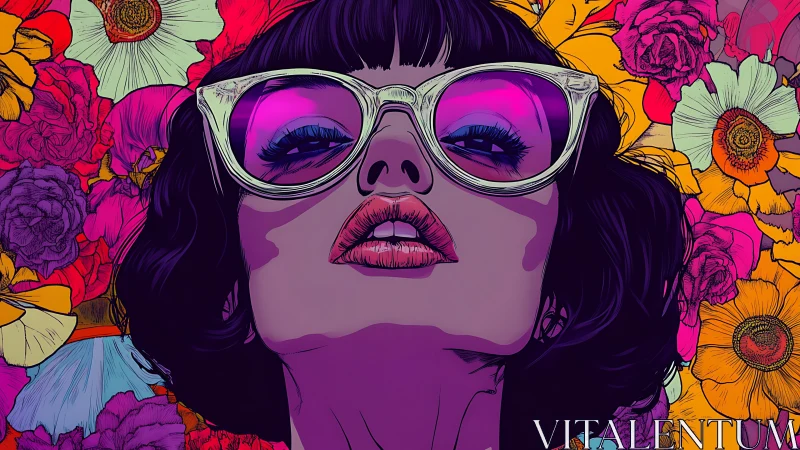 Bold pop art portrait celebrates color, confidence, and flair