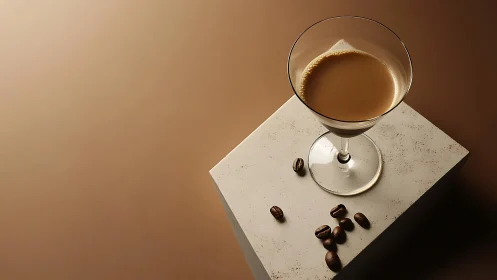 Coffee Contemplation Arranges Itself Against Timeless Minimalism