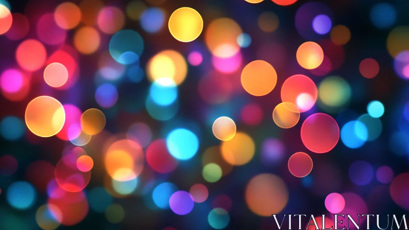 Chromatic bokeh diffusion in high-saturation optical field.