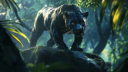 Black Panther in Jungle Sanctuary.