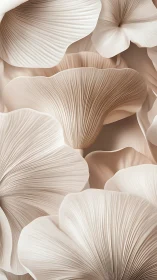 Pearlescent abstract petals in layered macro composition.