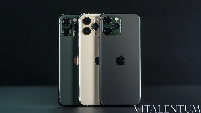 Three iPhone Pro Models in Stunning Color Finishes.