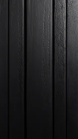 Textured black vertical wood planks with subtle sheen effect.
