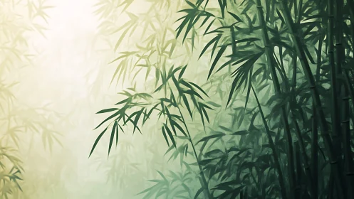 Digital rendering shows layered bamboo stalks and foliage