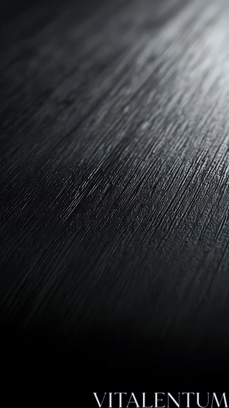 Subtle light glides over textured black abstract surface