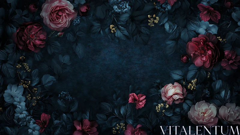 Moody Garden Dreams in Deep Jewel Tones.