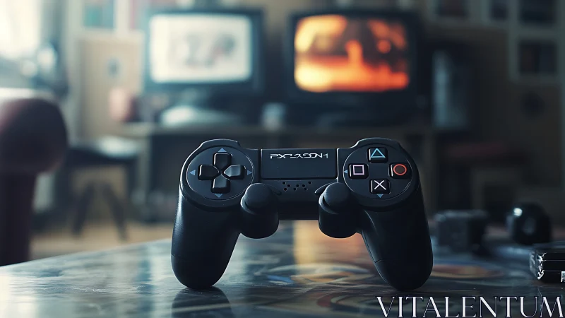 Gaming Controller Depth-of-Field Still Life.