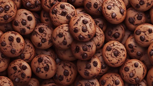 Cookie constellations spill into a galaxy of molten chips