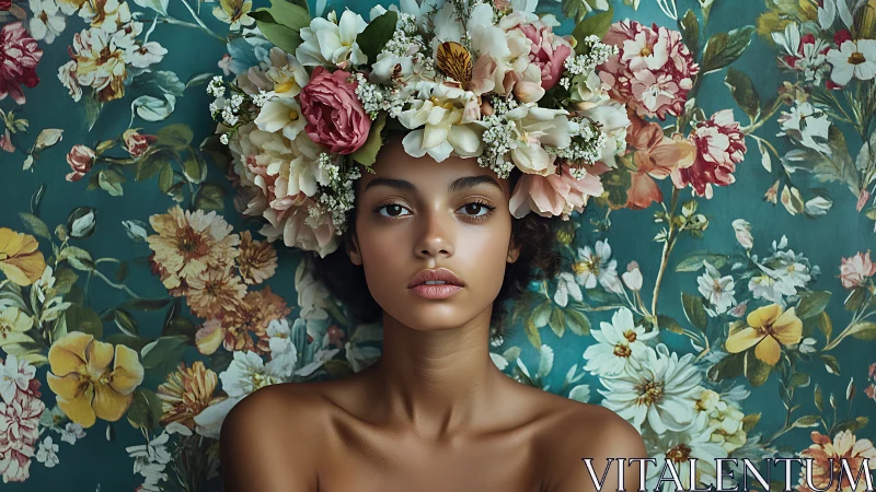 Graceful floral portrait celebrates quiet strength and beauty