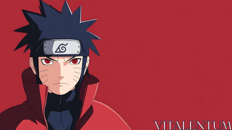 Scarlet-eyed ninja stares down destiny in crisp profile