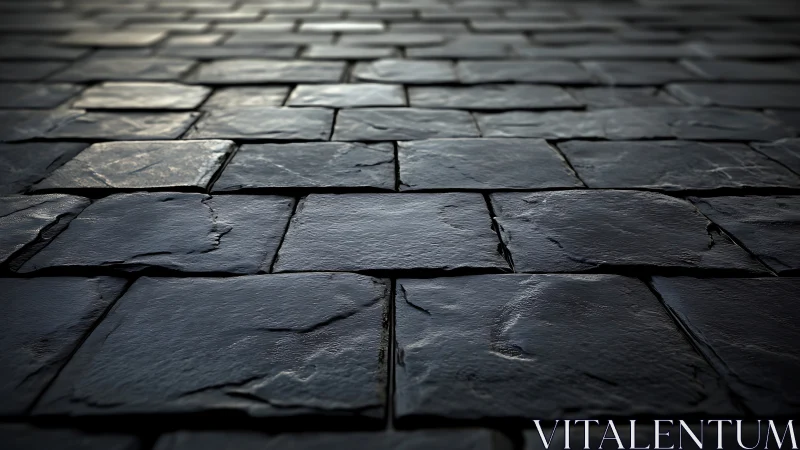 Slate Roof Tiles Reveal Weathered Beauty