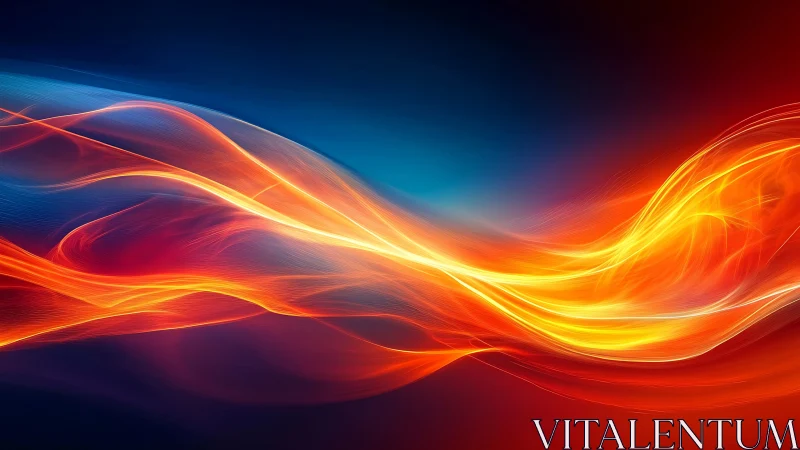 Luminous Wave Flow in Fire and Ice.