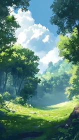 Emerald Cathedral Where Sky Meets Ancient Grove